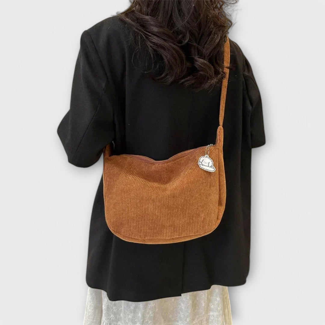 Emberly | Women's Elegant Corduroy Shoulder Bag