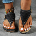 Solange | Women's Buckle Thong Sandals