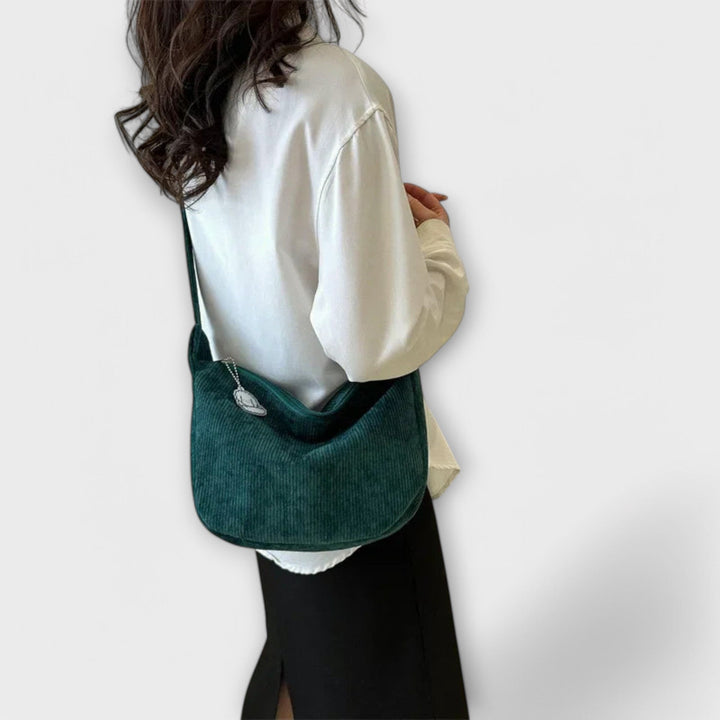 Emberly | Women's Elegant Corduroy Shoulder Bag