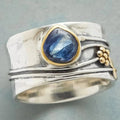 Nyvra | Women's Vintage Blue Stone Statement Ring