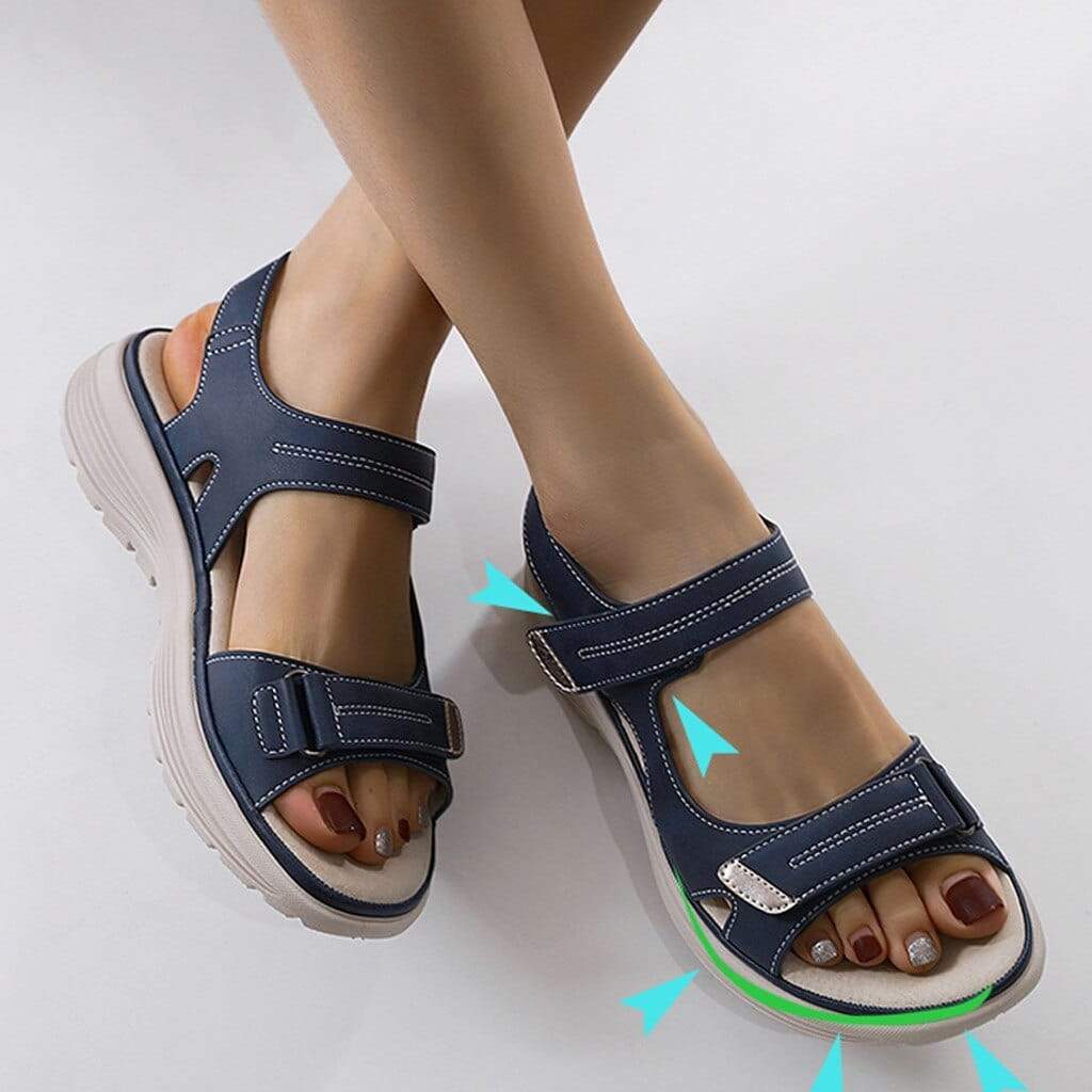 Obeline | Women's Double Strap Platform Walking Sandals