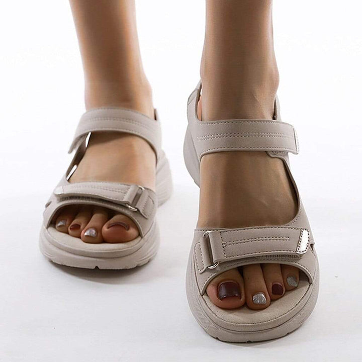Obeline | Women's Double Strap Platform Walking Sandals