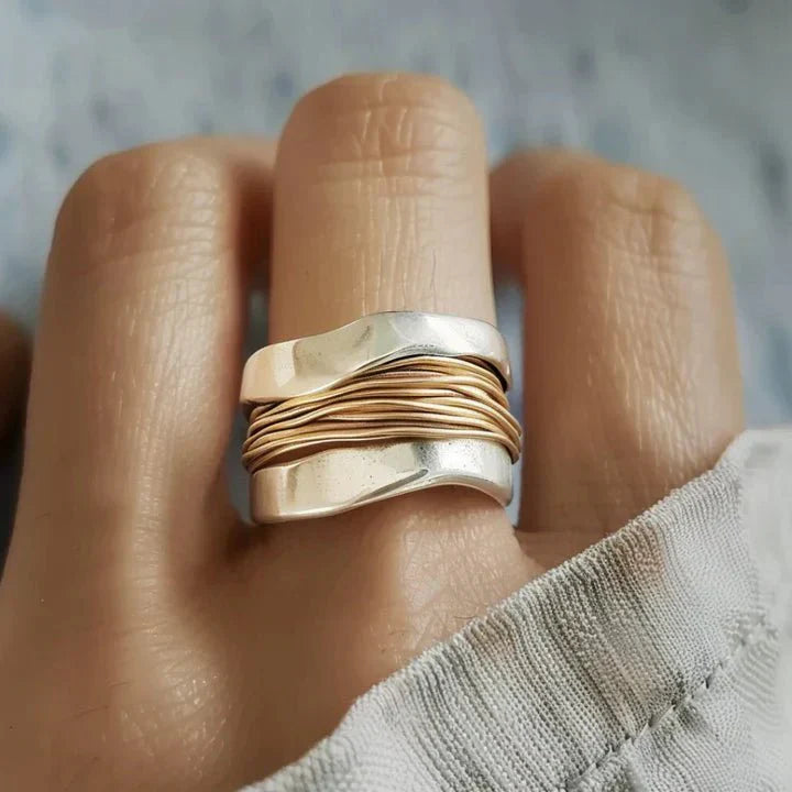 Vireth | Women's Dual Tone Layered Ring
